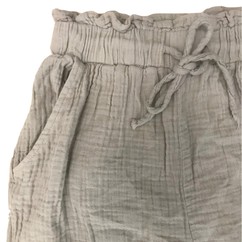 2/$29 Sincerely Jules pants cotton gauze size small wide leg drawstring - Picture 3 of 7